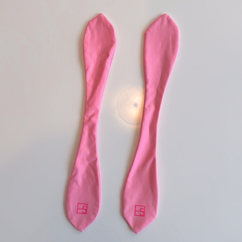 Set athleisure tank top ties, pink athletic material, excellent condition